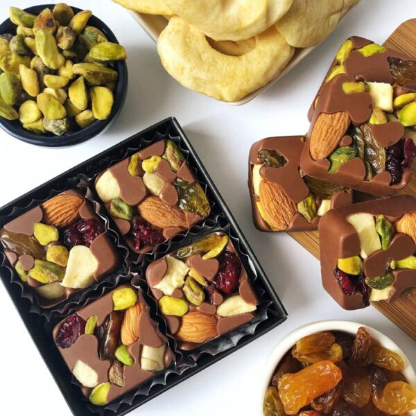 SUGAR FREE Fruits and Nuts with Healthy Chocolate - 4 Pcs - Image 3