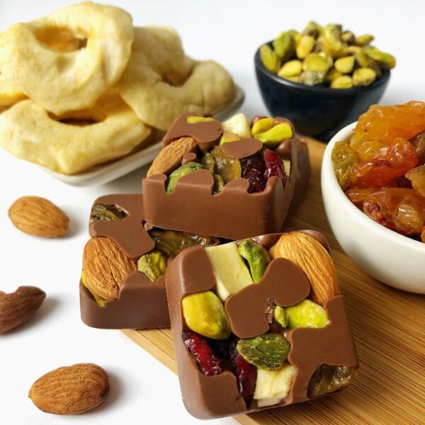SUGAR FREE Fruits and Nuts with Healthy Chocolate - 4 Pcs - Image 4