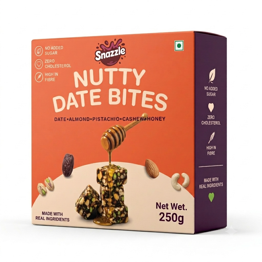 Snazzle Healthy Nuts Dates Bar